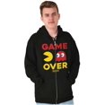 thumbnail image 5 of PACMAN Game Over Blinky Ghost Zip Up Hoodie Men's Women's Brisco Brands M, 5 of 6