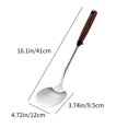 thumbnail image 3 of Dvkptbk Stainless Steel Professionals Frying Spatula with Heat Wooden Handle for Everyday Cooking Kitchen Utensils Cooking Spatula Spoon Stainless Steel Spatula Kitchen Utensils & Gadgets, 3 of 6