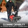 PowerSmart 21in. 212cc Single Stage Gas Outdoor Snow Blower w/ Electric