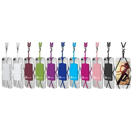Handheld Wrist Lanyard (Cell Phone Lanyard Strap, Gear Beast Universal Smartphone Case Cover Holder Lanyard Necklace Wrist Strap With ID Card Slot For iPhone X 8 7 6S 6 Plus Galaxy S9 S8)