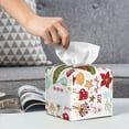 thumbnail image 6 of Kdxio Snowflakes Santa Claus Print Tissue Box Cover,Square Decorative PU Leather Facial Paper Case Organizer Holder Dispenser for Bathroom,Night Stands,Desk,Car 5.2''X5.2''X5.2'', 6 of 8