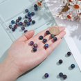 thumbnail image 3 of 40Pcs 10mm Natural Rainbow Tiger Eye Beads 1 Strand Round Stone Beads Bulk Smooth Gemstone Charms Pendant for Jewelry Making Accessory Supplies Bracelets Earring Necklace DIY Craft, 3 of 8