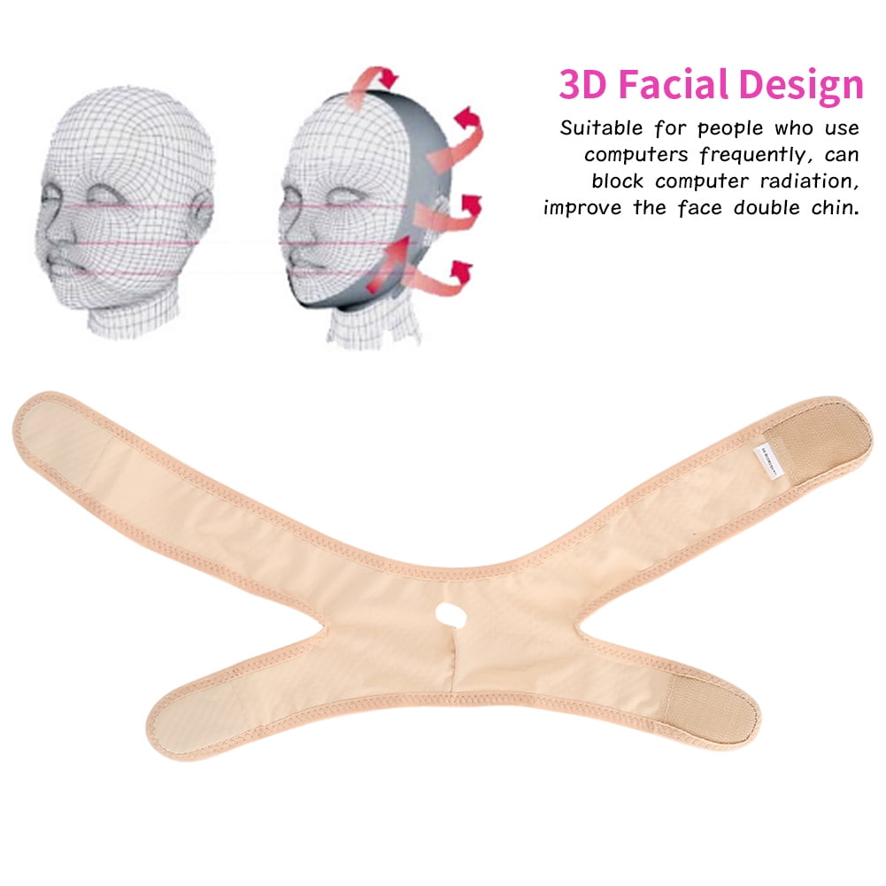 Mgaxyff Skin Color Face Lifting Mask Thin Chin Correction Tool Facial Contour Adjustment Bandage