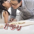 thumbnail image 4 of Stainless Steel Wrapped Edge Valentine's Day Love Cookie DIY Handmade Cake Baking Tools, 4 of 4