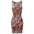 thumbnail image 2 of FashionOutfit Women's Floral Print Stretchy Mini Dress, 2 of 4