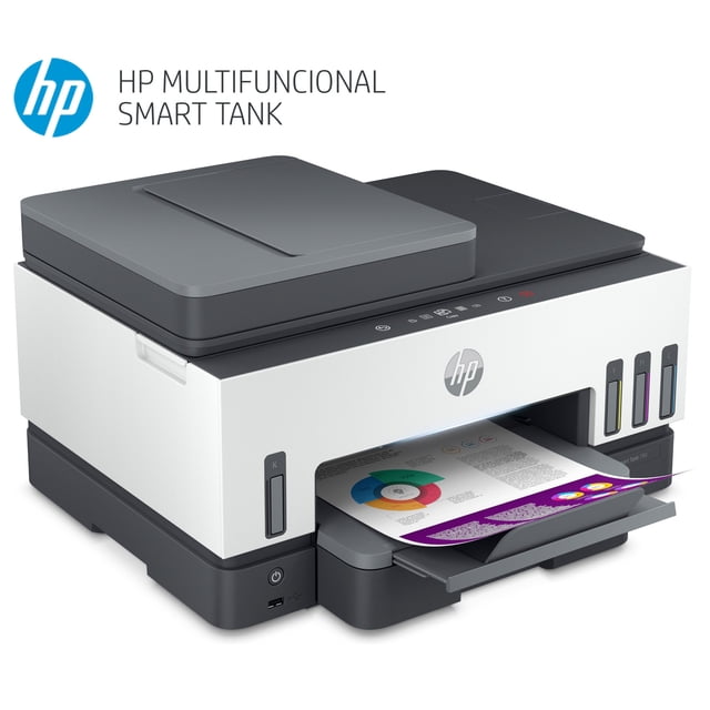 IMPRESORA MULTIFUNCIONAL HP SMART TANK 790FDW TINTA CONTINUA A COLOR WIFI DUPLEX ADF ALIMENTADOR AUTOMATICO 4WF66A