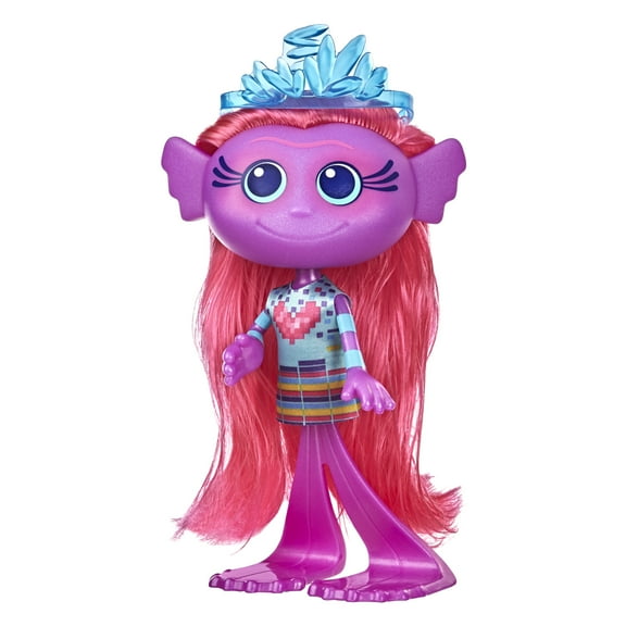 DreamWorks Trolls World Tour Stylin' Mermaid Doll, for Kids Ages 4 and Up