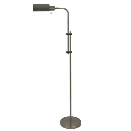 60.5" Harvey Pharmacy Floor Lamp Steel - Decor Therapy