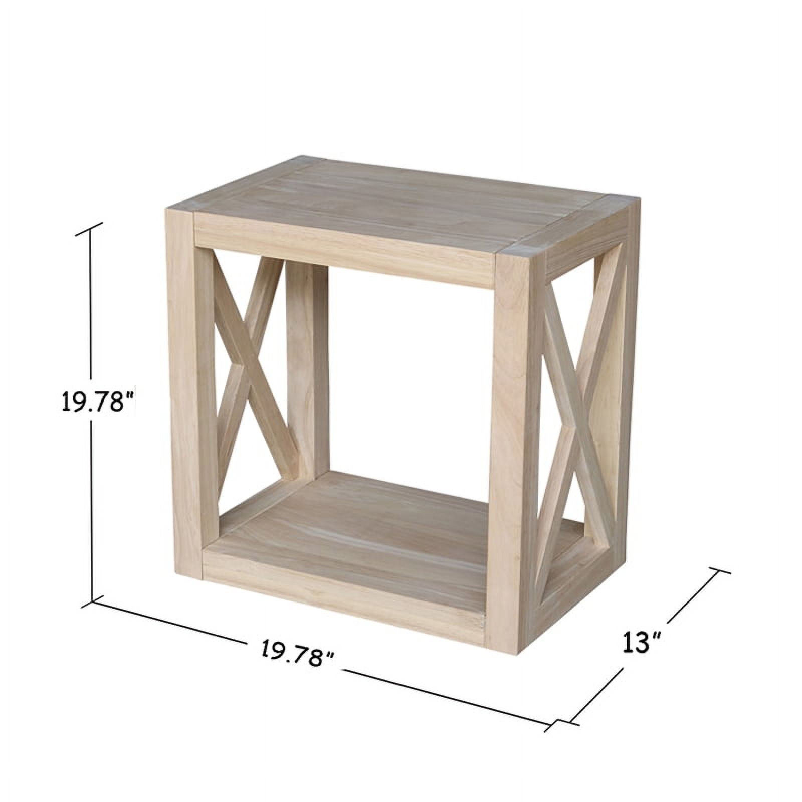 International Concepts Solid Wood Hampton Narrow End Table - image 4 of 8