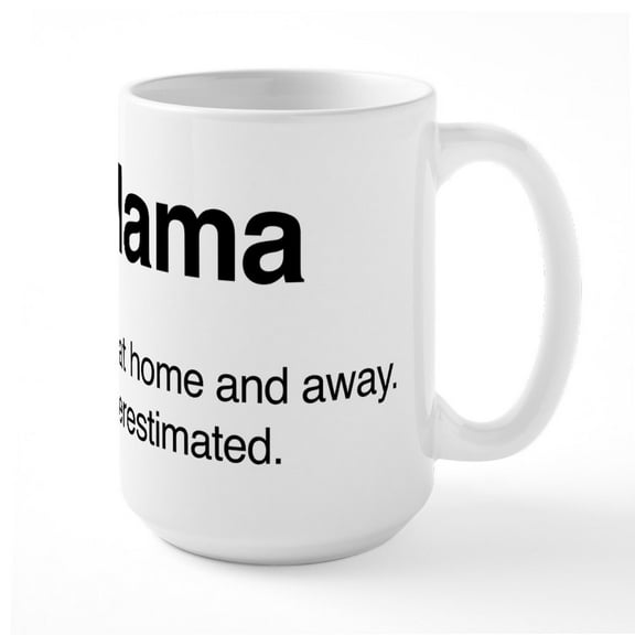 CafePress - Boss Mama Large Mug - 15 oz Ceramic Large White Nolvety Mug