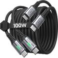 thumbnail image 1 of Cable USB C INIU Gris Rapida Carga 100W para iPhone MacBook Samsung iPad Google Xiaomi Huawei, 1 of 11