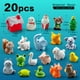 thumbnail image 3 of Figuras de acción de animales de Navidad, 10 unidades, dinosaurios, capibara, conejo, ardilla, zorro, oveja, gato, rana, tortuga, serpiente, 3 of 5