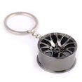 thumbnail image 2 of Metal Car Keychain Wheel Hub Auto Logos Keychain Auto Repair Parts Car Mini Tire Wheel Keychain Black, 2 of 5