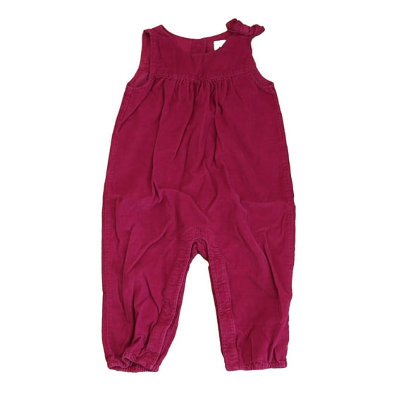Pre-Owned Gap Girls Magenta Romper size: 18-24 Months (Good)
