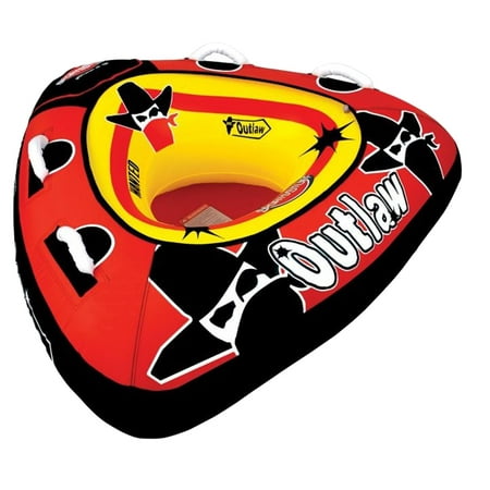 Airhead SPORTSSTUFF 53-1126 Outlaw 48-Inch Single Rider Water Boat Tube