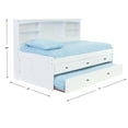 thumbnail image 4 of Discovery World Furniture Twin Daybed with 3 Drawers and Trundle in White, 4 of 5