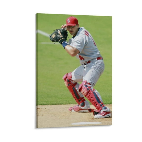 Yadier Molina Canvas Poster Picture Print Wall Art Poster Painting Canvas Posters Artworks Gift Room Aesthetic 12x18inch(30x45cm)