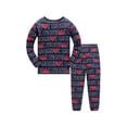thumbnail image 5 of Vividxx Boys Pajama Set Kids Cartoon Print Long Sleeve Pants Outfit Comfortable Sleepwear For Children Daily Loungewear 1-2 Years, 5 of 8