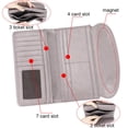 thumbnail image 4 of Royal Bagger Retro Genuine Leather Wallet for Women, Multi-card Slots Card Holder, Large Capacity Long Wallet, 4 of 9