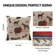 thumbnail image 3 of Horse Pillowcase/Cushion Cover Decorative Design Fashion Home Pillow 18X18Inch, 3 of 5