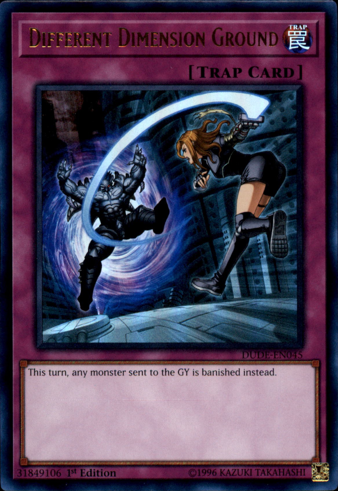 YuGiOh Duel Devastator Different Dimension Ground DUDEEN045 Walmart