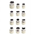 thumbnail image 2 of yilyih 12Pcs Vegetable Cutter Shapes Set Mini Cookie & Fruit & Pie Stamps Mold Stainless Steel Mini Cookie Cutters Mini Food Cutters for Kids Baking and Food Supplement Tools Accessories, 2 of 9