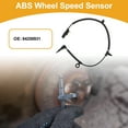 thumbnail image 2 of Sensor de velocidad de rueda ABS Unique Bargains No.84250931 Trasero Izquierdo Derecho Juego de Sensor del Sistema de Frenos Antibloqueo para Buick Envision 2018-2020, 2 of 7