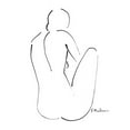 thumbnail image 2 of Marteau, Frederique 12x14 White Modern Wood Framed Museum Art Print Titled - Aurely, 2 of 4