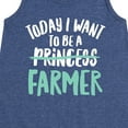 thumbnail image 3 of Instant Message - Today I Want To Be A Farmer - Toddler & Youth Girls A-line Dress, 3 of 6
