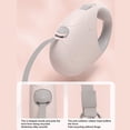 thumbnail image 3 of Nylon Strap Retractable Dog Leash, Medium Small Dog Automatic Traction Rope, Anti Slip Handle Per Walking Telescopic Tractor for Walking, Jogging, Hiking with Dogs, 3 of 7