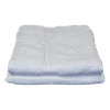 Set of 8 - 35" x 70" White Bath Sheets Embrace Collection Luxurious Super Soft Supima Cotton