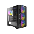 thumbnail image 6 of Antec Flux Rear Tempered Glass ATX Mid Tower APC Case, 5 PWM Fans Included, 6 of 10