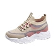 thumbnail image 2 of YOUYEDIAN Womens Orthopedic Shoes Arch Support Work Shoes Lightweight Non Slip Slip on Volleyball Shoes Knitted Mesh Stretch Comfortable 2026 New Foam Shoes (Beige), 2 of 4