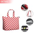 thumbnail image 2 of Red and White Checkered Pattern Travel Tote Bags for Women Carry On,Large Weekender Bags for Women Travel,Multi Functional Duffle Bag for Work,Shopping,Sports, 2 of 5