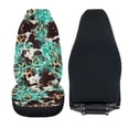thumbnail image 6 of XYZCANDO Car Seat Covers Camo Green Brown 2 Pack Car Front Seat Covers Waterproof Auto SUV Truck Breathable Comfortable Auto Seat Cushions, 6 of 10