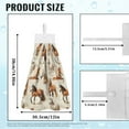 thumbnail image 7 of SEANATIVE Western Horse Hanging Hand Towels for Kitchen Decorative Set of 3 Quick Dry Hand Towels for Bathroom Breathable Tie Towel with Hanging Loop Fast Drying Hang Towel, 7 of 7
