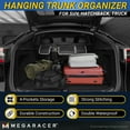 thumbnail image 3 of Mega Racer Backseat Hanging Car Trunk Organizer - Storage for SUV, Truck, Minivan, Hatchback, Wagon - Car Trunk Organizer and Storage (Compact) - 1 Pack, 3 of 6