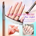 thumbnail image 4 of Set de pinceles para nail art Lykjdnz de 8 piezas, liner y limpieza, 4 of 9