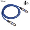 thumbnail image 1 of IMX Cable De Audio Blindado Antiinterferencia 100/180cm 3Pin XLR Macho A Hembra Micrófono AUX Para Mezclador, 1 of 4