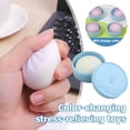 thumbnail image 3 of Mini Dumpling Squishies,Cute UV Color-Changing Dumplings Decompression Dough,Soft Stress & Anxiety Relief Mini Gift for Office Desk Party Birthday Favors, Easter Basket Stuffer, 3 of 10