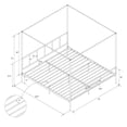 thumbnail image 3 of Novogratz Marion Canopy Bed, 3 of 9