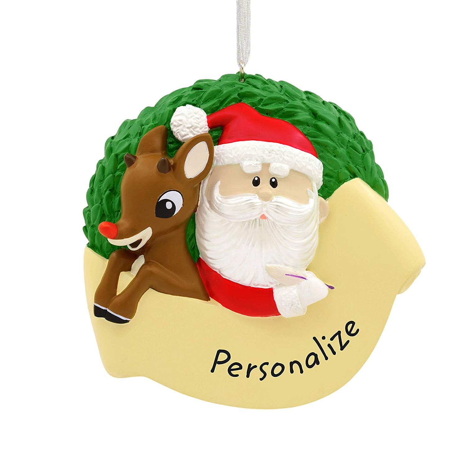 Hallmark Christmas Ornaments, Rudolph the RedNosed Reindeer and Santa