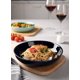 thumbnail image 4 of Cuencos para pasta, juego de 6 cuencos blancos para servir ensalada de 22 onzas, platos de porcelana de 7,6 pulgadas para servir cenas y ensaladas, aptos para microondas y lavavajillas, 4 of 6