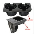 thumbnail image 4 of New Double Hole Car Styling Front Center Console Storage Box Coin + Cup Holder For BMW E46 Series 1999-2006 51168217953, 4 of 5