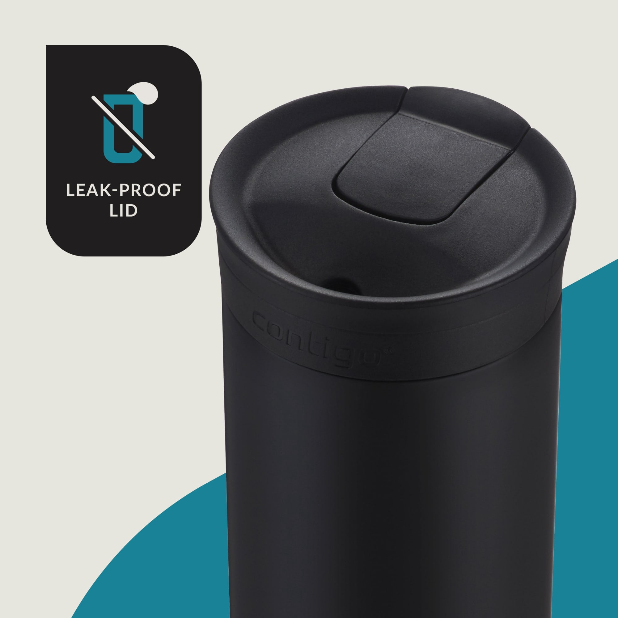 (4 pack) Contigo 16 oz. Huron 2.0 SnapSeal Stainless Steel Travel Mug - Licorice