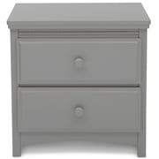 Delta Children Waverly Nightstand, Greenguard Gold Certified, Grey