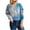 Blue, variant on Mrat Classic Pullover Sweater for Women Fashion Women Casual V-Neck Sleeve Sweater Cardigan Blouse Button Pullover Tops Pullover Womens Sweaters S-298 Pink-A L