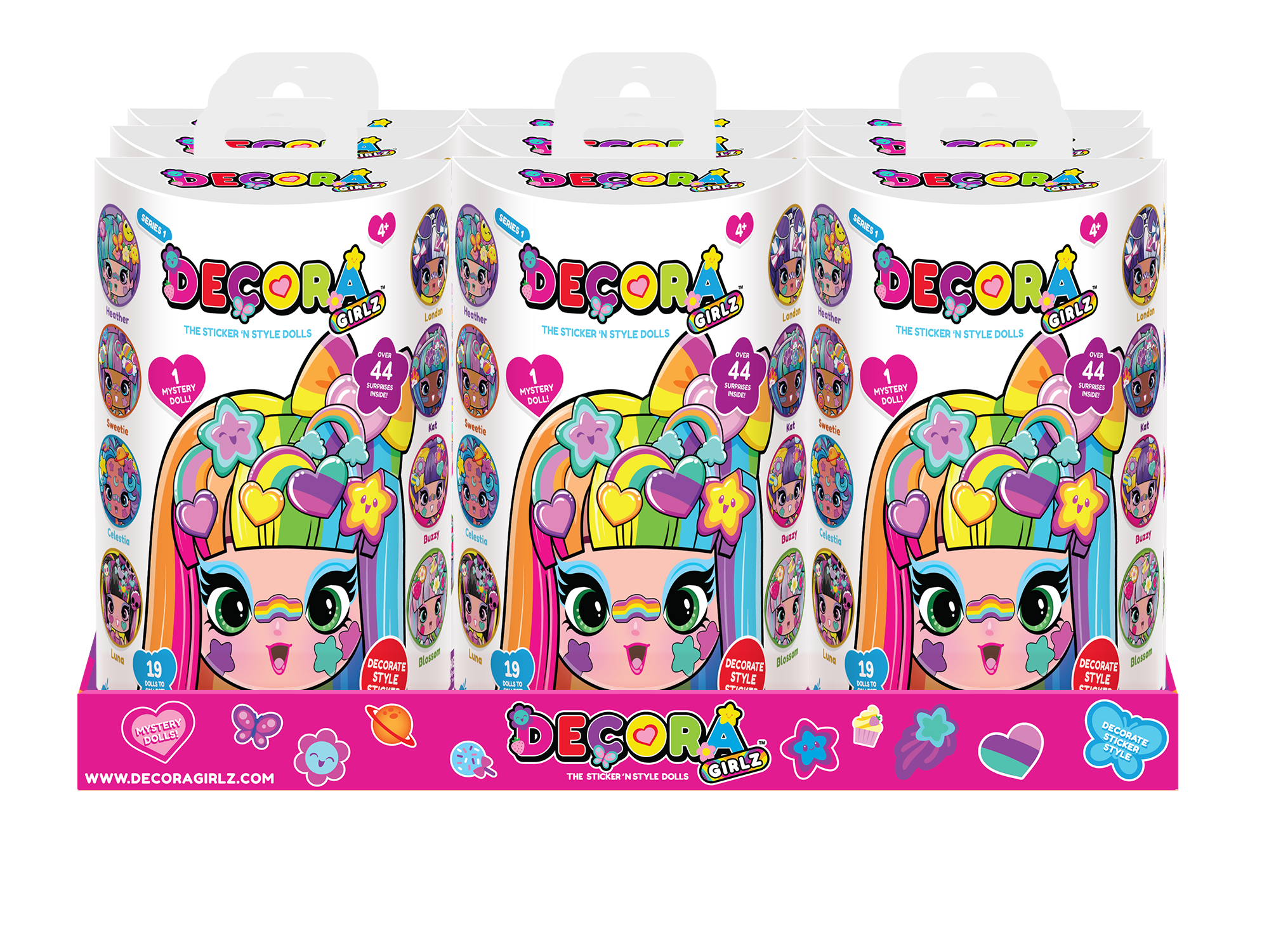 Decora Fashion Girlz 5" Tall Collectible Dolls: Unbox & Decorate Your Mystery Pack, Children Ages 4+(图4)