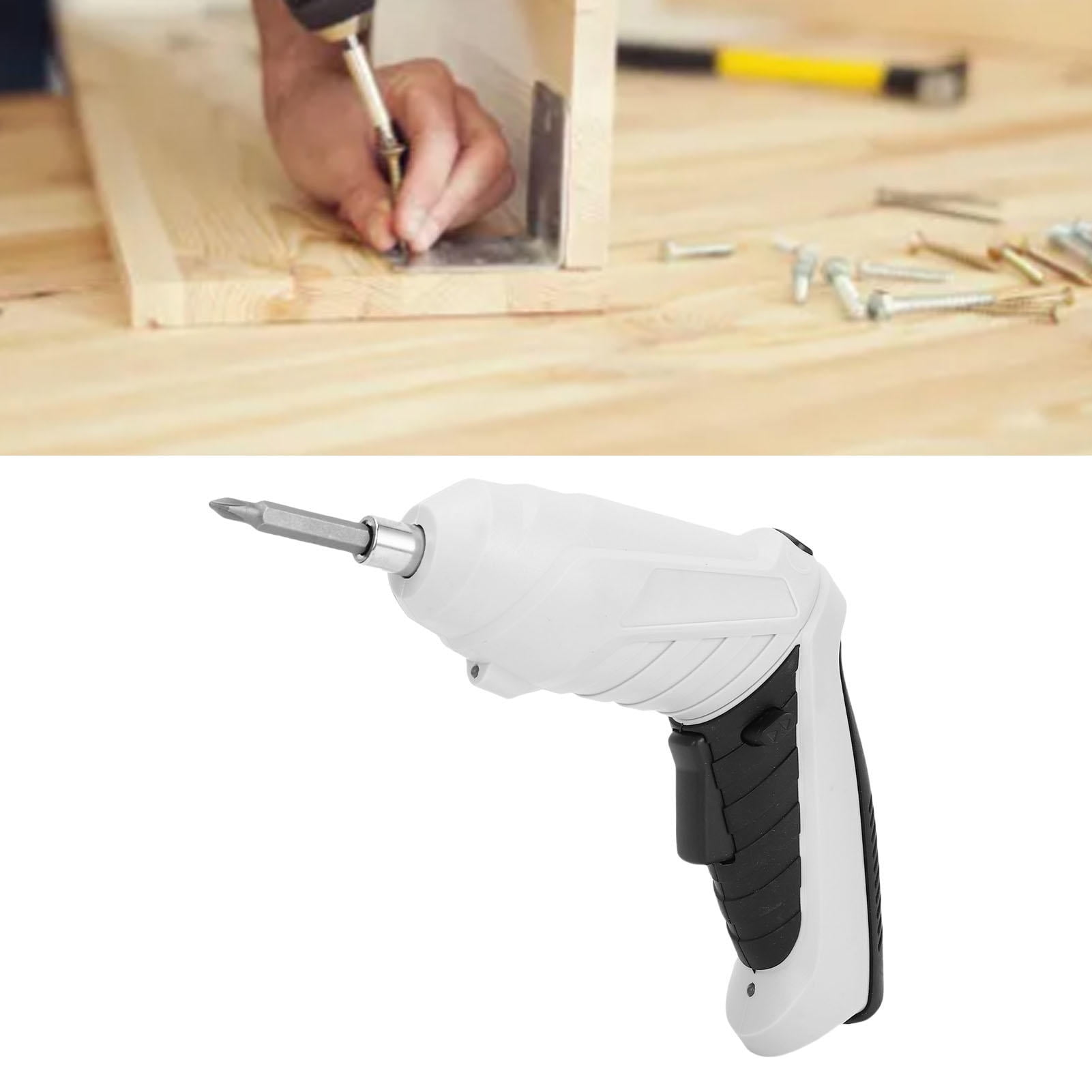 Suodoka Portable Rechargeable Electric Screwdriver Kit – 2.5 m/s Speed, Adjustable One‑Hand Control, Versatile Bits & Toolbox