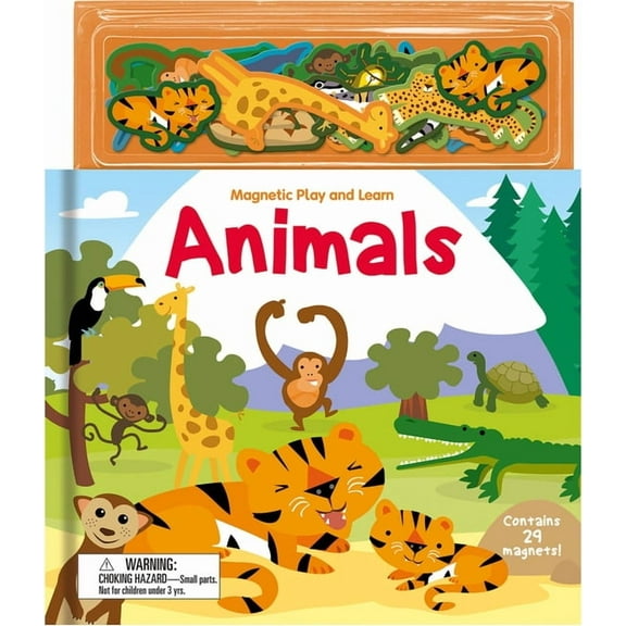Magnetic Play & Learn Magnetic Play and Learn Animals, (Hardcover)